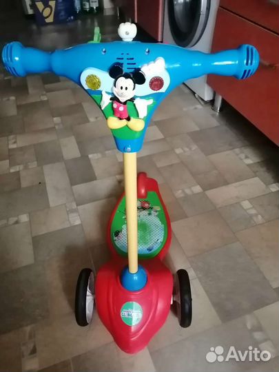 Самокат детский трехколесный бу