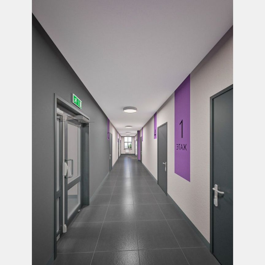 1-к. квартира, 40,5 м², 1/4 эт.