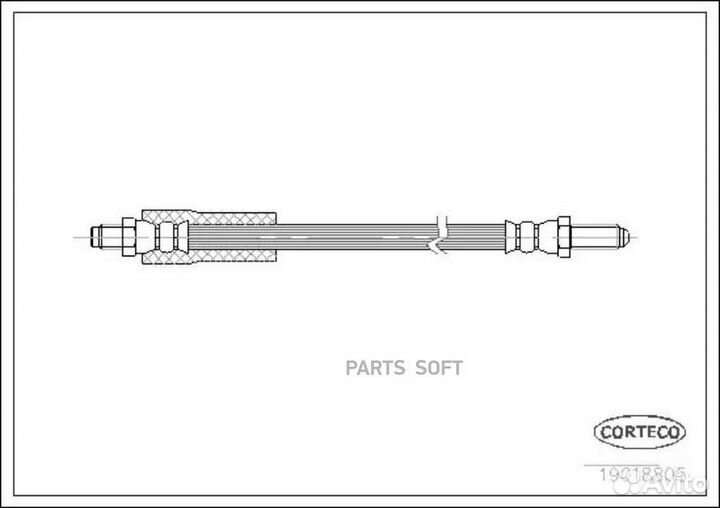 Corteco 19018805 Шланг тормозной