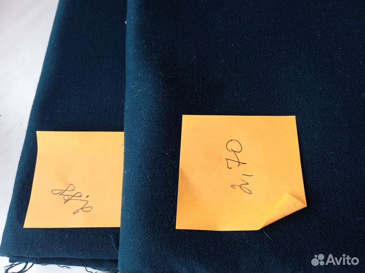 Отрезы шинельной и шерстяной ткани