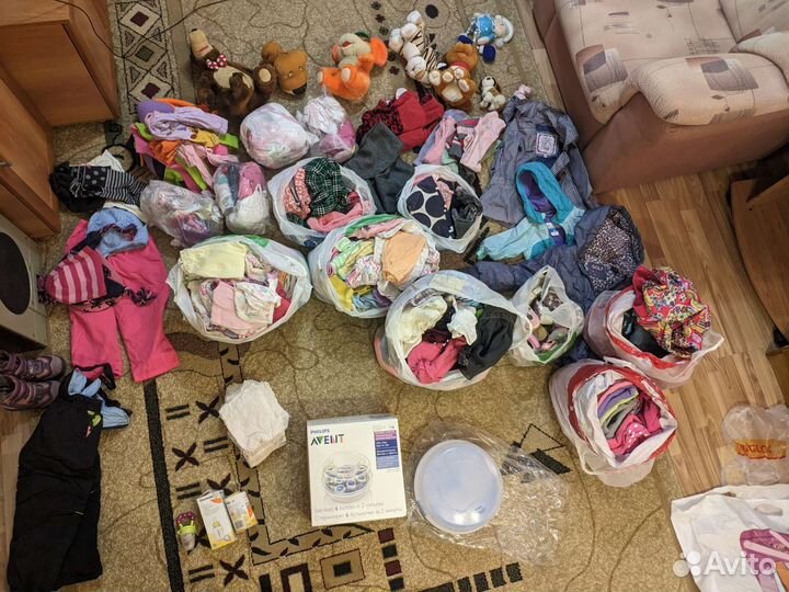 Детские вещи для девочки 1-3 года примерно