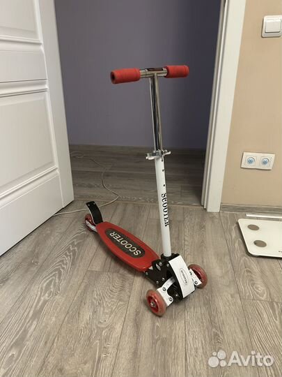 Самокат детский трехколесный бу