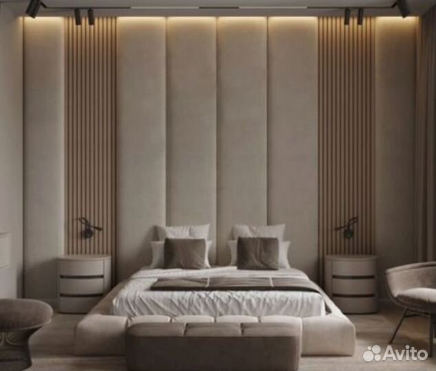 Изготовление мягких стеновых панелей