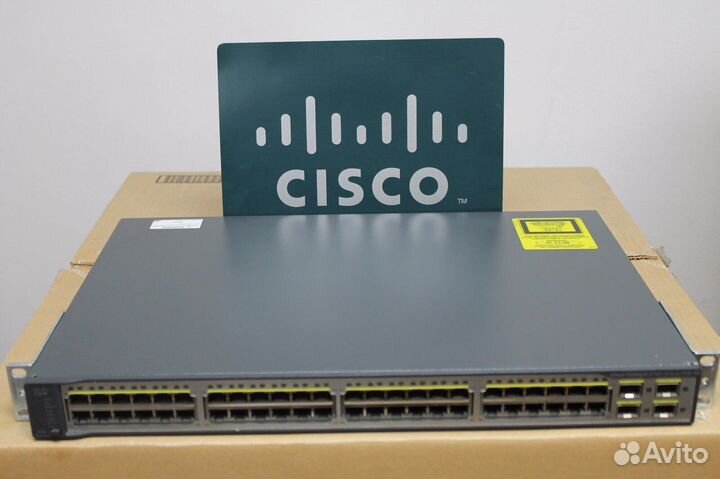 Cisco WS-C3750-48TS-S L3 коммутатор