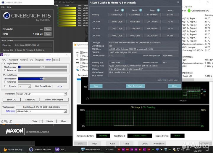 Процессор Intel Xeon E5-1660 v3
