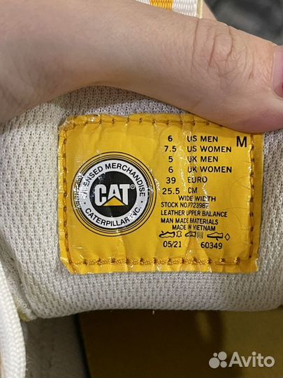 Оригинал кроссовки Cat почти новые caterpillar