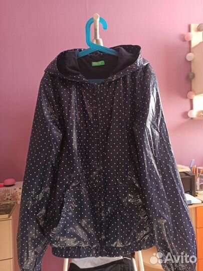 Ветровка детская в горошек