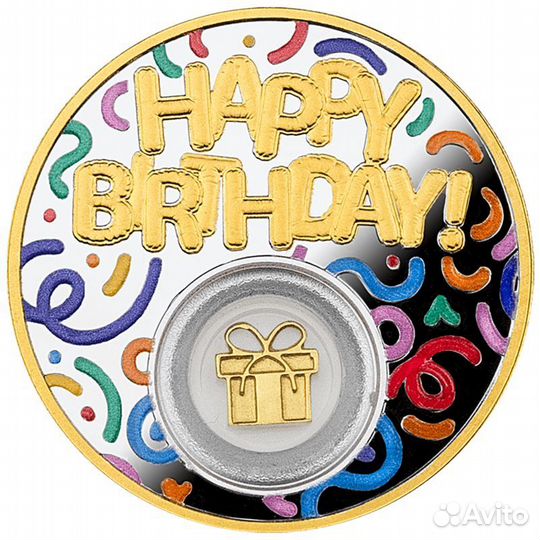 С днем рождения 2024г. 14,14г.ч. серебра. Камерун