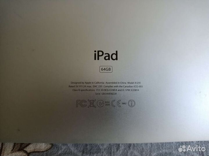 iPad A1219 64gb