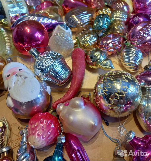 Елочные игрушки СССР советские игрушки на ёлку