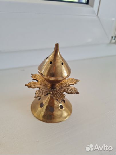 Подставка для благовоний, курительница, латунь
