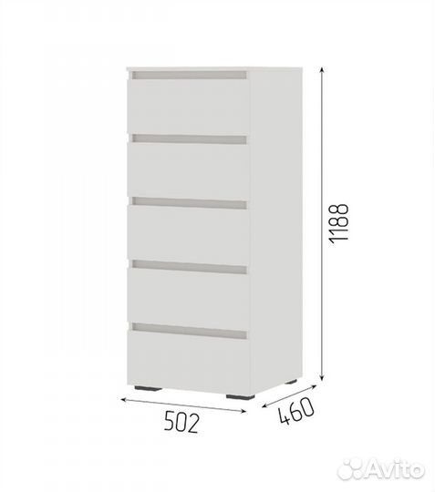 Комод IKEA белый
