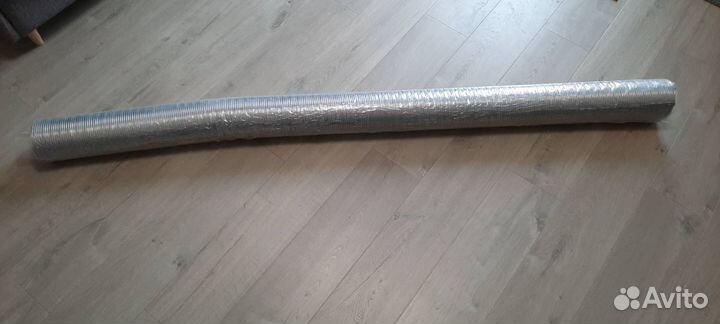 Труба гофрированная нерж. сталь 125мм, L 2 метра