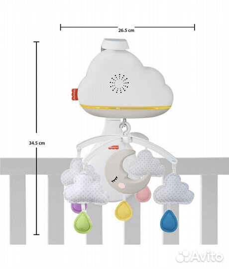 Мобиль на кроватку fisher price