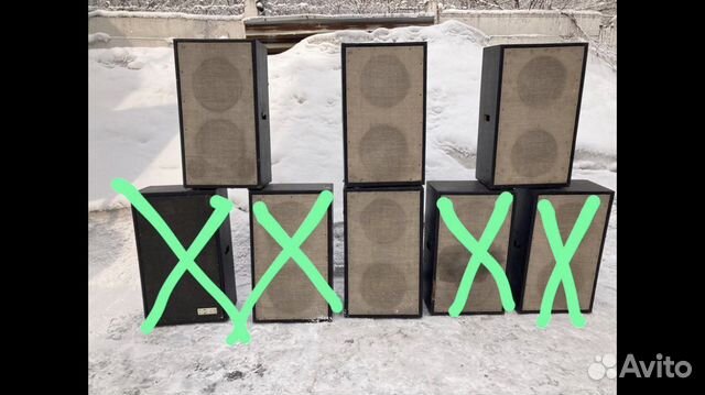 Эстрадные колонки СССР (пассивные) купить в Новокузнецке | Электроника ...