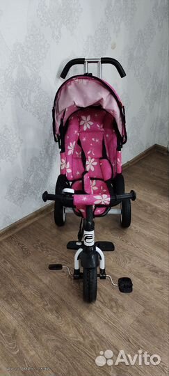 Велосипед коляска с ручкой