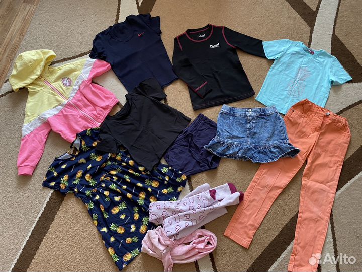 Вещи пакетом на девочку 116 122 6 7 лет