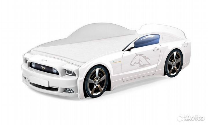 Кровать машина Мустанг плюс