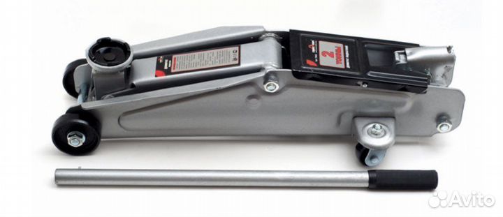 Домкрат 2,0т гидравлический подкатной в кейсе 135