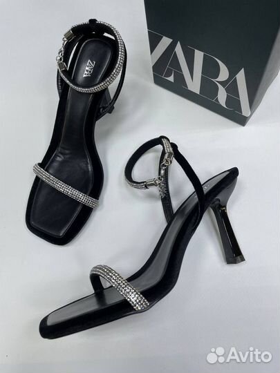 Туфли / Босоножки Zara Со Стразами Размеры 35-39