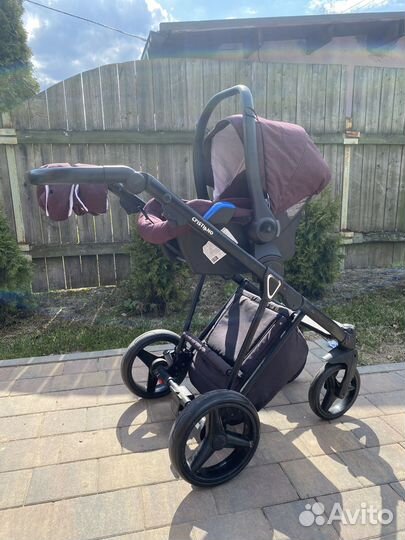 Коляска Адамекс 3 в 1 люлька, прогулка и автокре