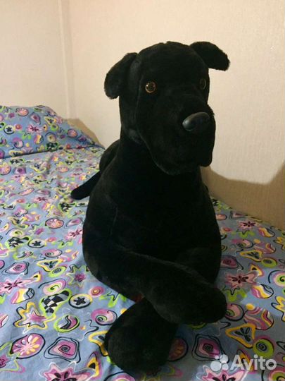 Большая мягкая игрушка собака