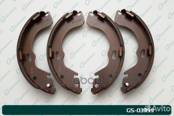 Колодки барабанные G-brake GS-03399 G1YV2638Z