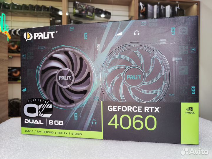 Видеокарта Palit GeForce RTX 4060 Dual OC (новая)