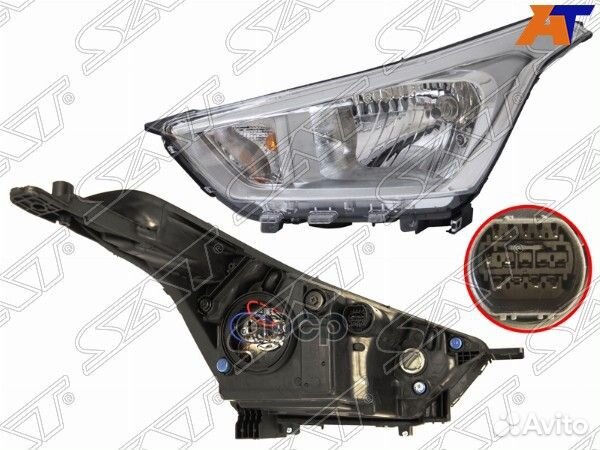 Фара hyundai creta 16-21 LH ST-121-1111L Sat