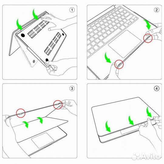 Чехол Матовый Для MacBook Air 2018-20 13