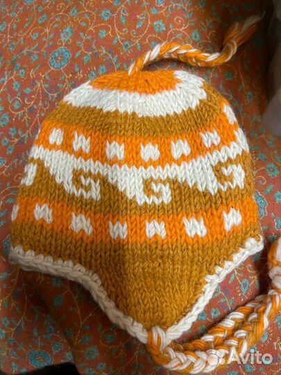 Шапка детская из шерсти яка Непальская