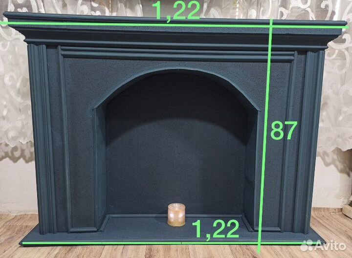 Камин из пенопласта