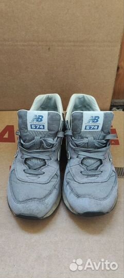 Кроссовки мужские New Balance 574 grey Leather 43