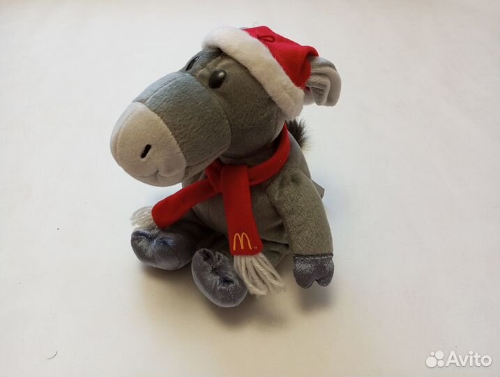 Игрушка новогодний ослик Macdonalds 2002
