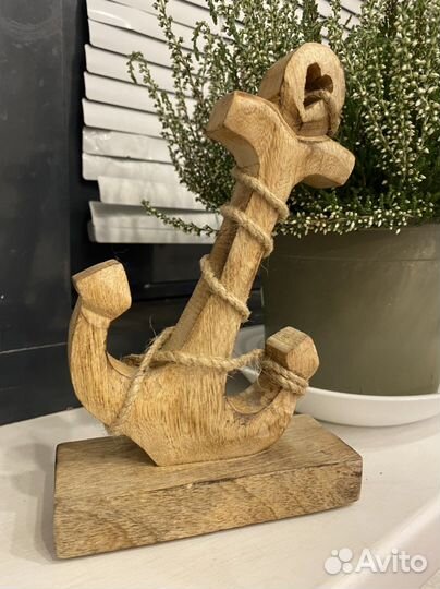 Статуэтка дерево анегри Якорь