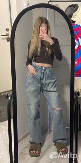 Джинсы женские широкие Boutique tree