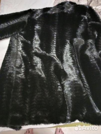 Искусственная шуба под норку 48