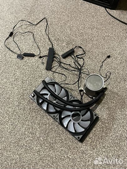 Водяное охлаждение- deepcool castle 240