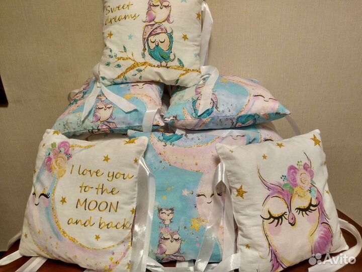 Бортики в детскую кроватку