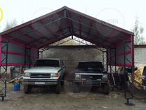 Разборный гараж ангар склад сарай 6 метров каркас
