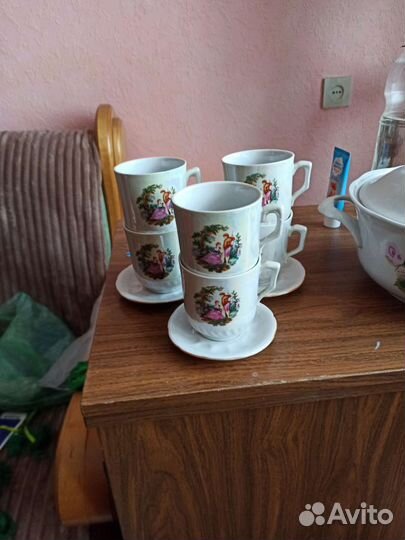 Чашка с блюдцем на 6 персон