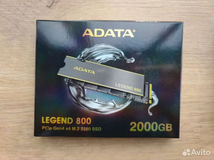 Ssd adata Legend 800 M.2 2280 2TB новый