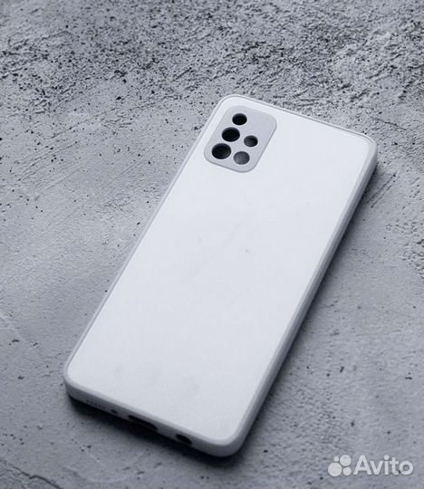 Стеклянный чехол для Samsung Galaxy A71