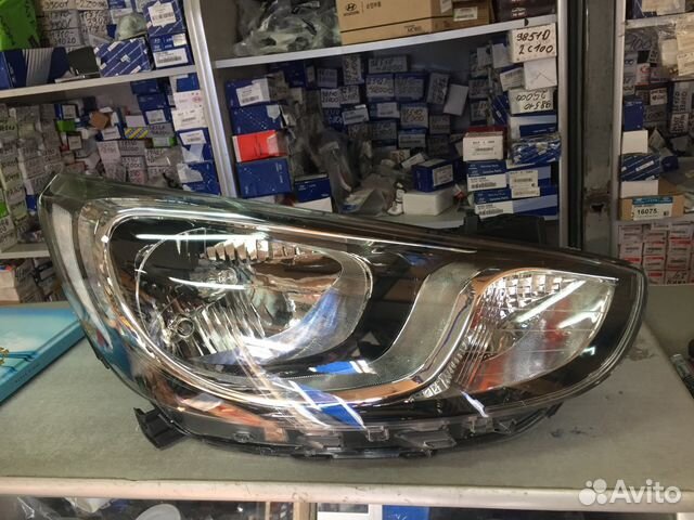 Фара на hyundai solaris 921014L000