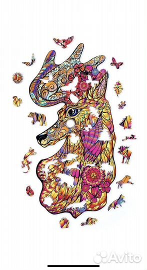 Деревянные пазлы новые