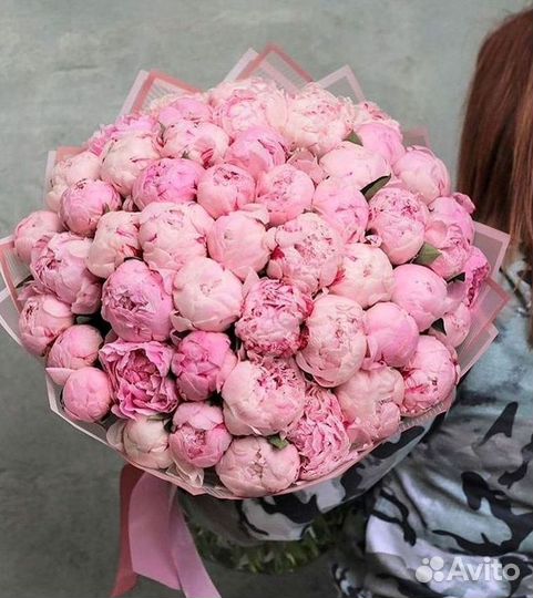 Пионы Букет пионов