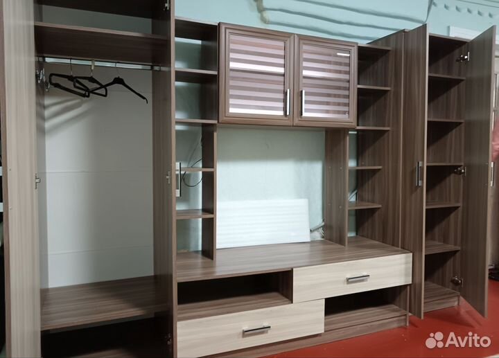 Стенка в гостиную со шкафом под тв бу