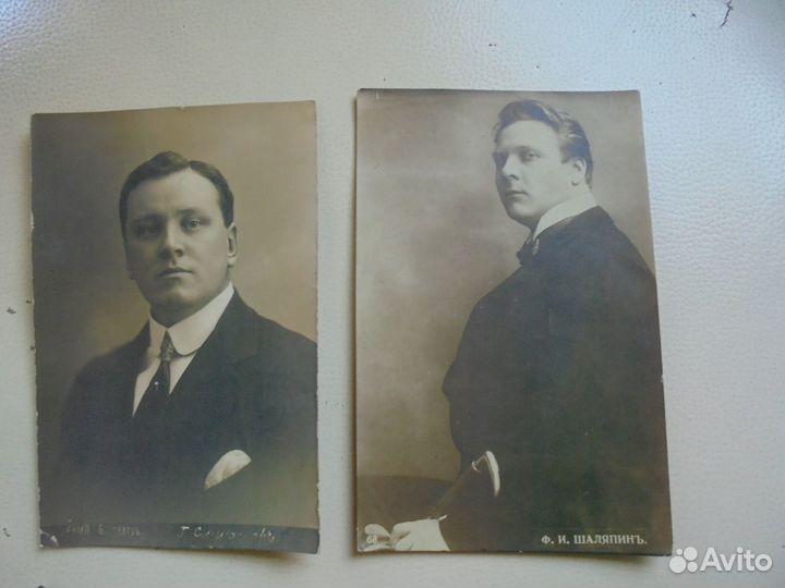 Антикварные и дореволюц открытки Артисты + Певцы