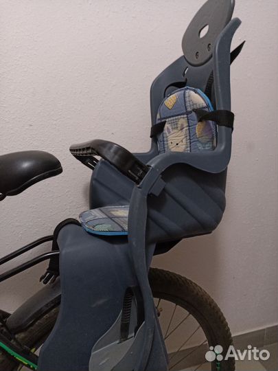 Детское велокресло на багажник