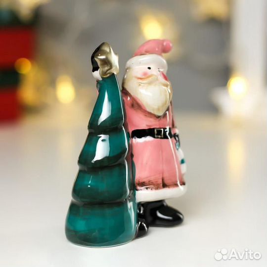 Новый к керамический Дед Мороз (11,2 см)